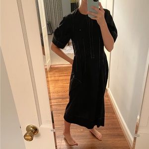 Lee Mathews Black Dress